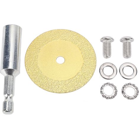 Diamanttrennscheiben, 1/4-zoll-sechskantschaftscheibe, Rotationswerkzeugscheibe Aus Kohlenstoffstahl Zum Schneiden Von Pvc-rohren, 6-cm-stange