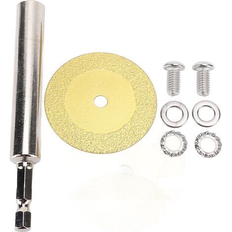 Diamanttrennscheiben, 1/4-zoll-sechskantschaftscheibe, Trennscheibe Aus Kohlenstoffstahl Für Pvc-rohre, 10-cm-stange