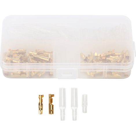 120 Mm Crimp-stecker/buchsen, 3,9 Stück, Sichere Und Langlebige Isolierung, Flammhemmend, Steckklemmen Für Drahtverbindungen