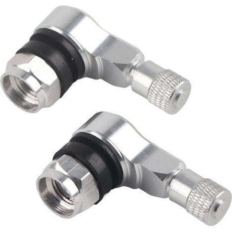 Universelle Aluminium-motorradfelgen, 2 Stück, 11,3 Mm, Reifenventilkappen, Silber, 90 Grad