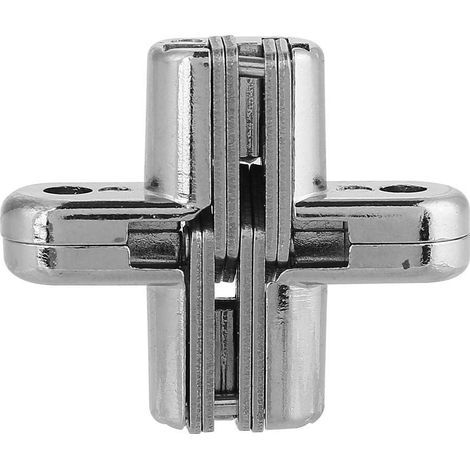 Verdeckte Scharniere Aus Zinklegierung, Unsichtbares, Verdecktes Kreuzscharnier Für Türen, Silber (s)