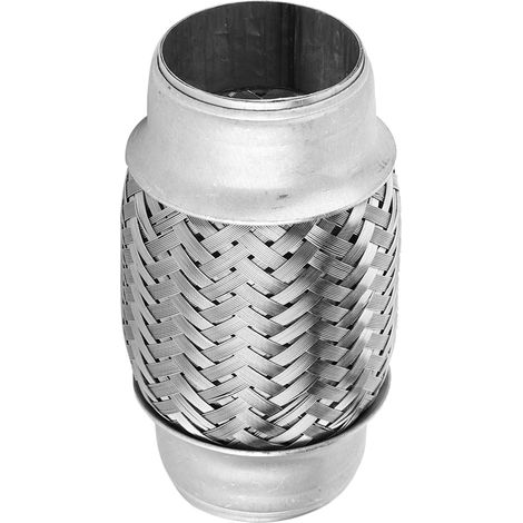 Robuster, Doppelt Geflochtener Edelstahl-abluftschlauchadapter Ss 1,5" X 4