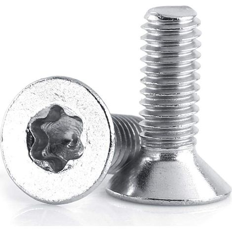 Flachkopfschrauben, M4 Torx-/sternantrieb-holzschrauben Aus Edelstahl 304, 50 Stück/packung (m4×16mm)