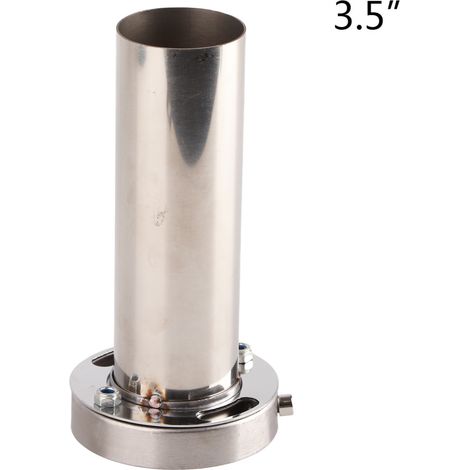 85 Mm Verstellbarer Universeller Runder Auspuffendrohr, Abnehmbarer Schalldämpfer