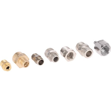 Professionelles Airbrush-adapterset, Kompressor- Und Schlauchanschluss-set, 7-teilig