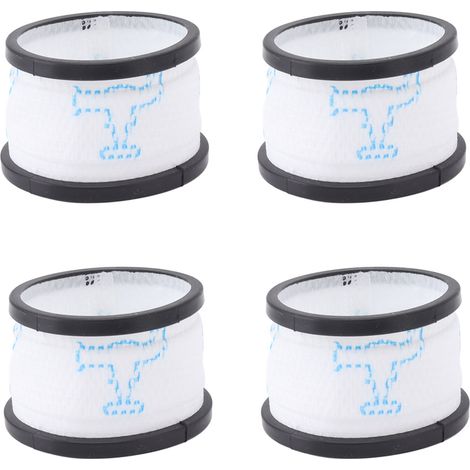 4-teiliges Ersatzfilterset Für Staubsauger, Staubsaugerzubehör, Filter Für Inse S600, S6p Und S6 Staubsauger, Weiß