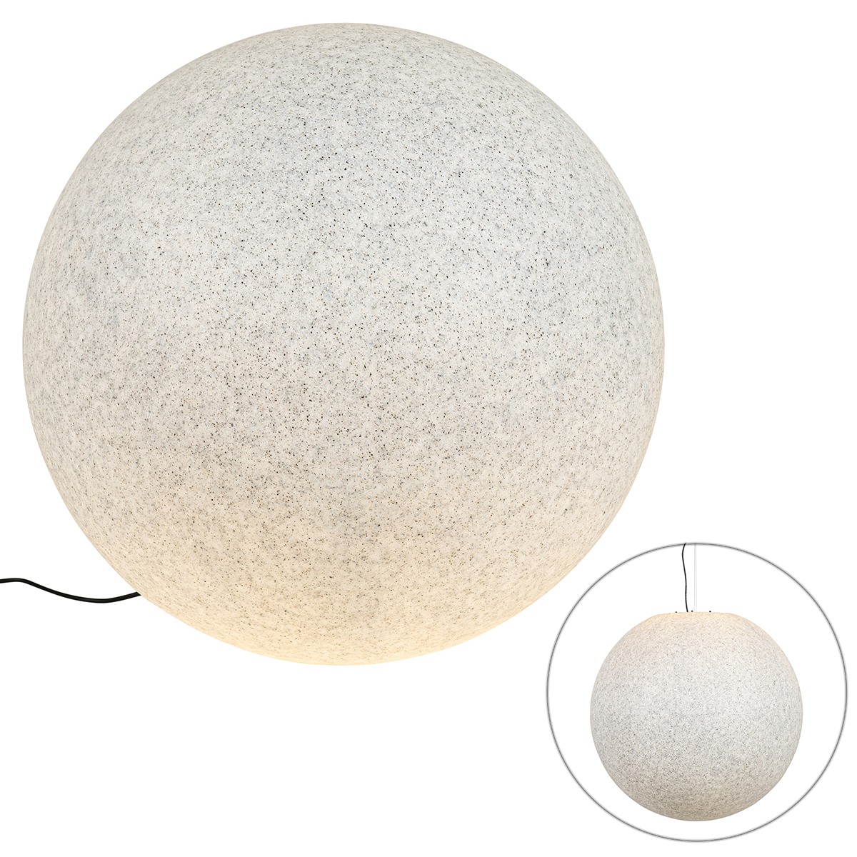 Moderne Außenleuchte Grau 77 Cm Ip65 - Nura