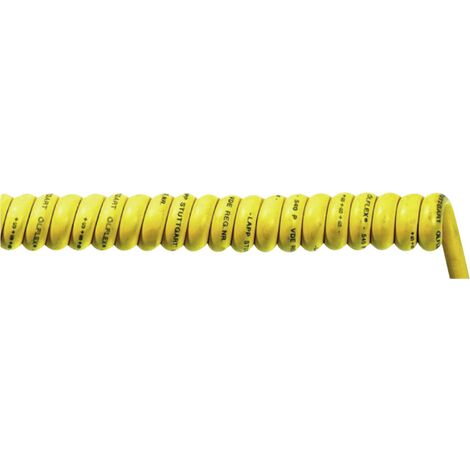 Lapp - 73220145 Spiralkabel Ölflex® Spiral 540 P 1000 Mm / 3500 Mm 2 X 1.50 Mm² Gelb 1 St.