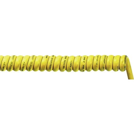 Lapp - 73220145 Spiralkabel Ölflex® Spiral 540 P 1000 Mm / 3500 Mm 2 X 1.50 Mm² Gelb 1 St.