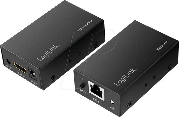 Logilink Hdmi-extender-set Über Lan, 60m, 1080p/60hz,poc,ir (hd0023)