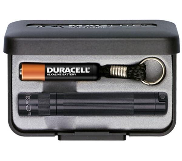 Mag-lite Taschenlampe K3a012 Leuchtweite 20m Schwarz Mit 1micro Batterie ()