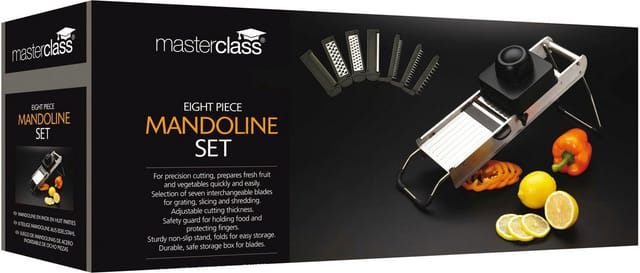 Kitchen Craft Kcmcmando Master Class La Finesse - Mandoline De Edelstahl (7 Stck.)