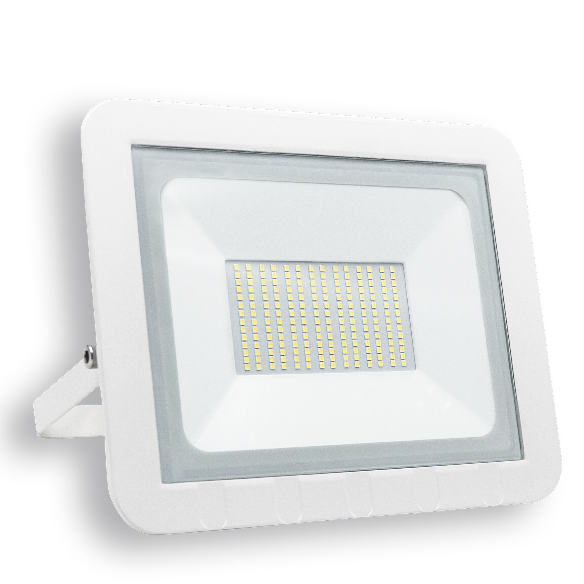 Weißer Flacher Led-projektor Ip65 100 W Kalt - Matel