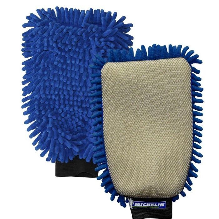 Waschhandschuh Michelin Chenille Doppelseitig Hohe Aufnahme
