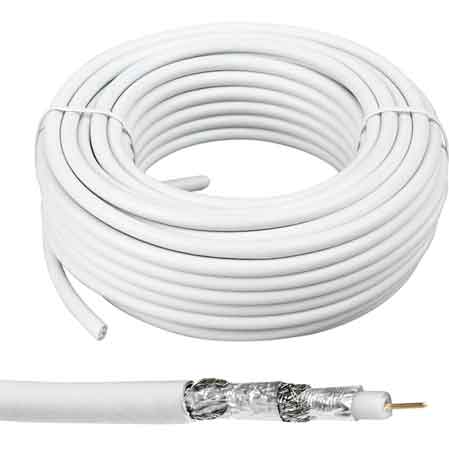 Tv-koaxialkabel Ø 5 Mm - 75 Ohm