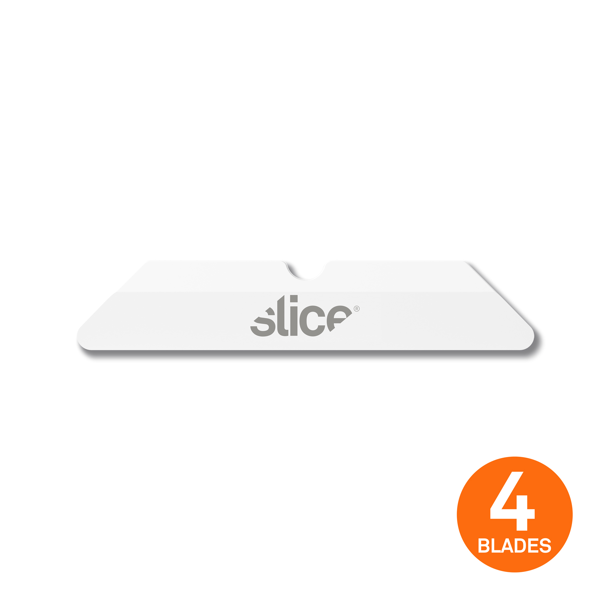 Slice Kartonmesser-klingen (10404), Abgerundet, 4 Stück
