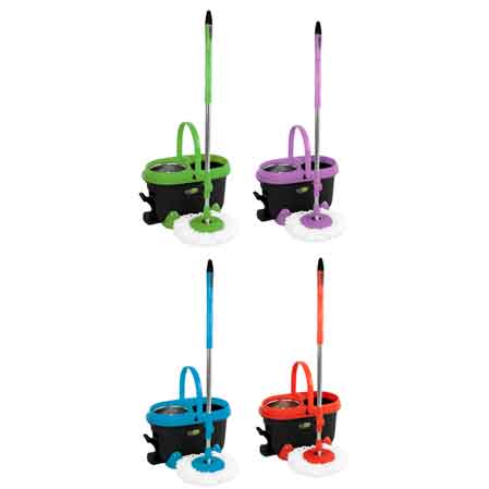 Set Rotierender Wischmopp-eimer 'spin Mop 360'