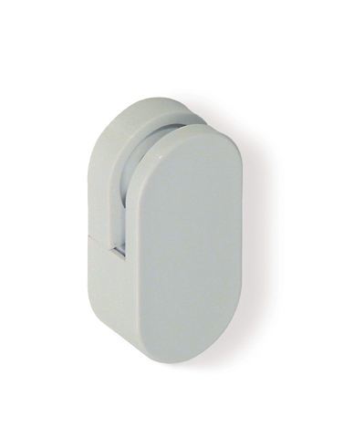 Spiegelhalter Serie 477 Für 6 Mm Spiegel, Per Paar Lichtgrau