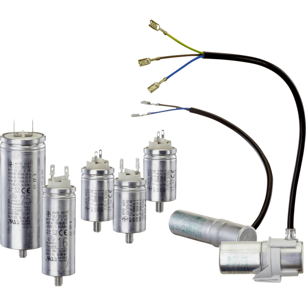 Mkp285msb 50uf 45x120 1 St. Mkp-motorkondensator 50 Μf 450 V/ac 5 % (ø X L) 45 Mm X 120 M - Hydra