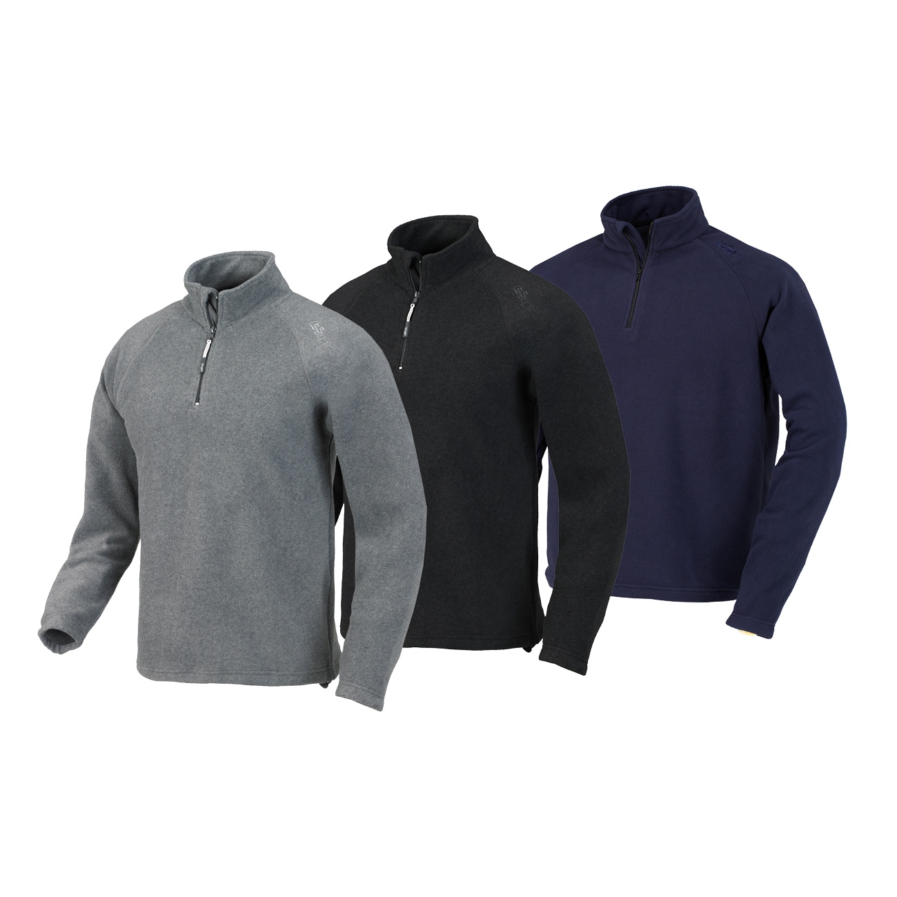 Industrial Starter Monviso 04805 Microfleece-arbeitssweatshirt - S - Blu