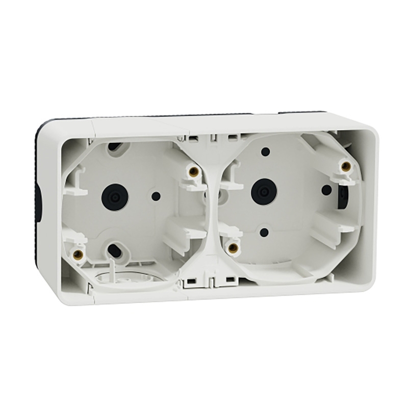 Schneider Mur39911 Mureva Styl – 1-fach-dosen – Aufputz – Ip55 – Ik08 – Weiß