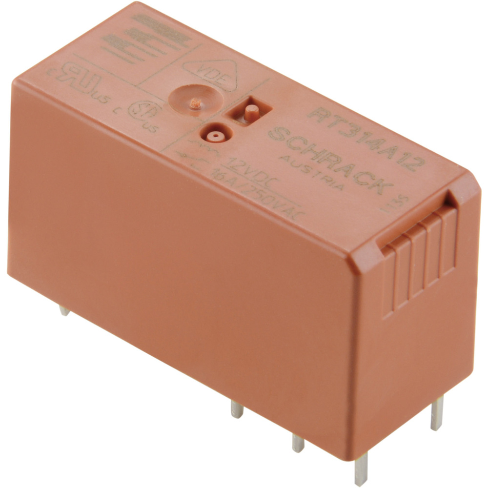 Rt314f12 Printrelais 12 V/dc 16 A 1 Wechsler 1 St. - Te Connectivity