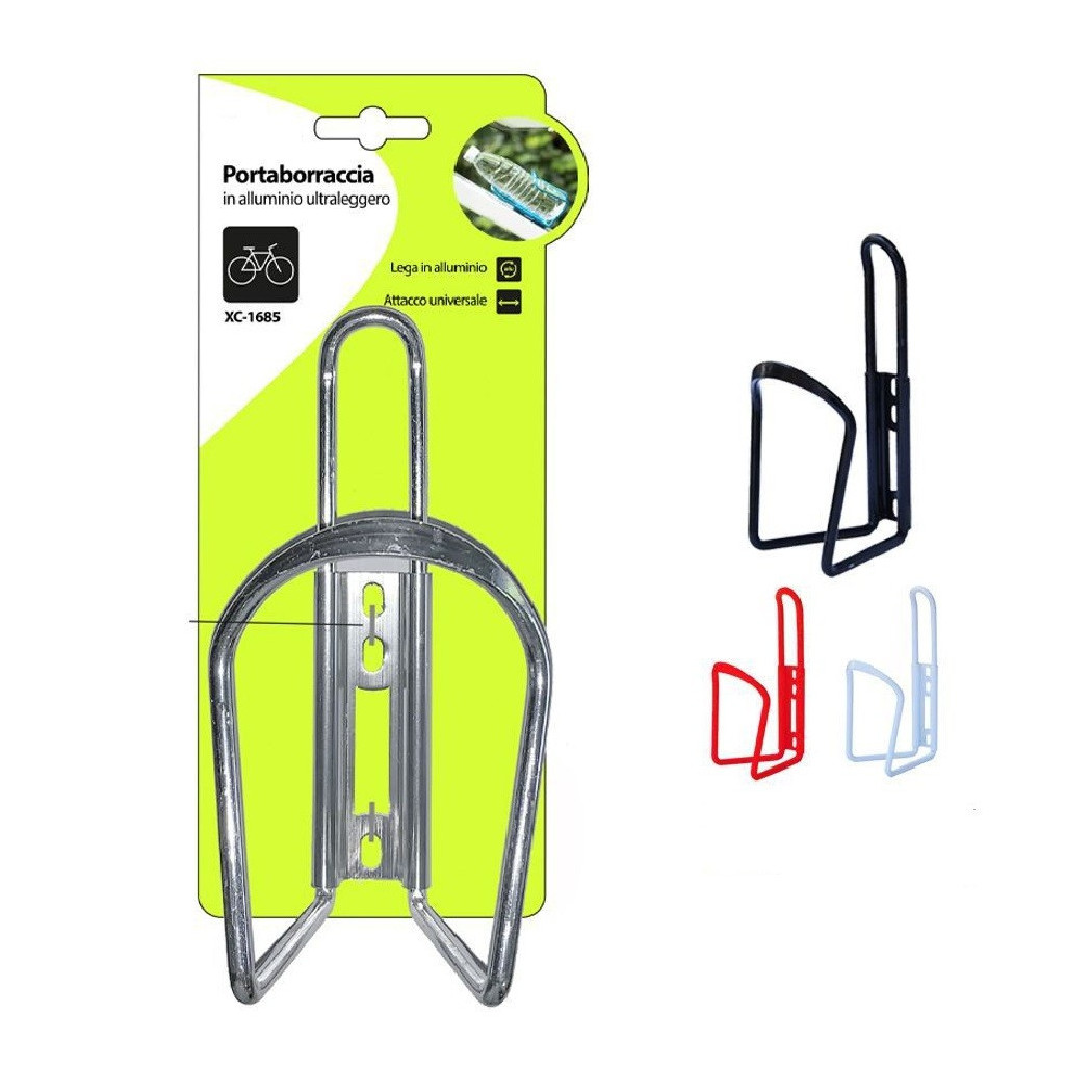 Trade Shop Traesio - Trade Shop - Portaborraccia In Allumini Für Bicicletta Attacco Universale Coloures Xc-1685 -