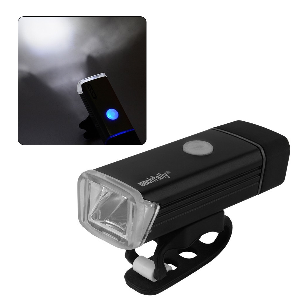 Trade Shop Traesio - Trade Shop - Fanale Faro Torcia Luce Led 180 Lumen Für Bicicletta Ricaricabiabile Calam -
