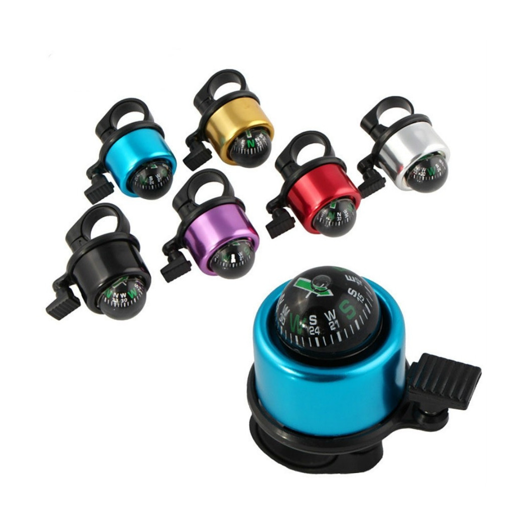 Trade Shop - Mini Campanello Campanell By Bicicletta Bici Bike Mit Bussola Manubria -