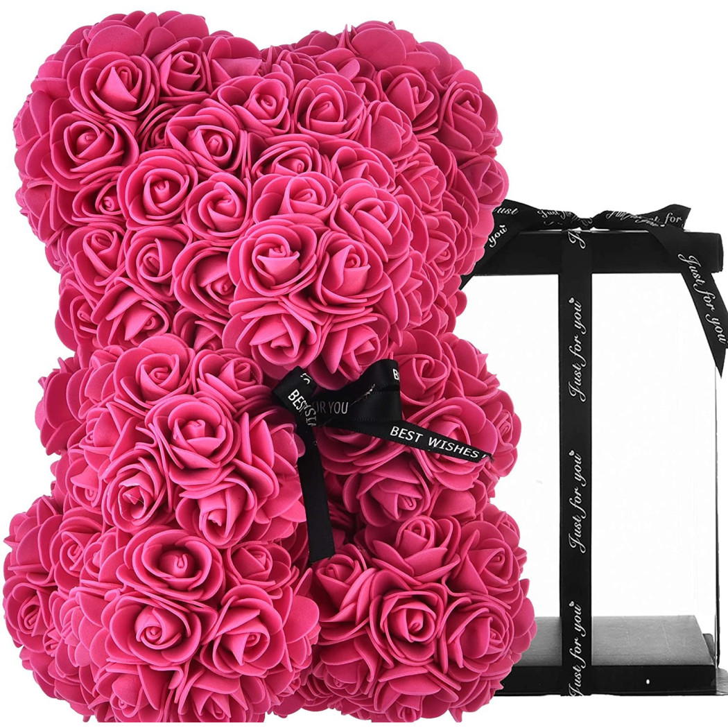 Trade Shop - Röderung Mit Artifikeln By 40cm In Regaler Konfekt - Rosa