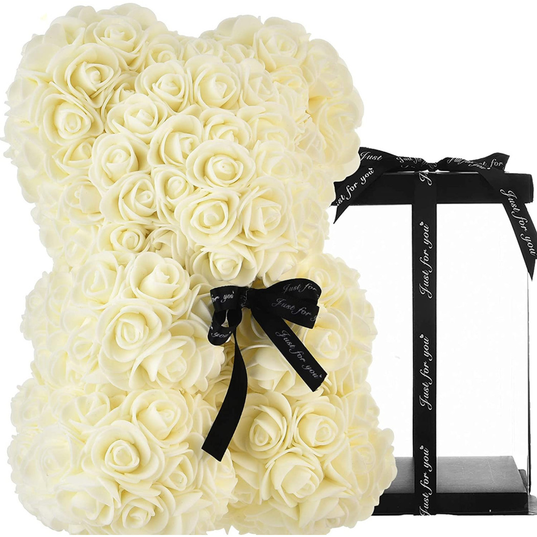 Trade Shop - Röderung Mit Artifikeln By 40cm In Regaler Konfekt - Weiß