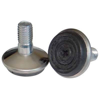 Verstellfuss Aus Stahl Ø 32 Mm M10 - Verchromt
