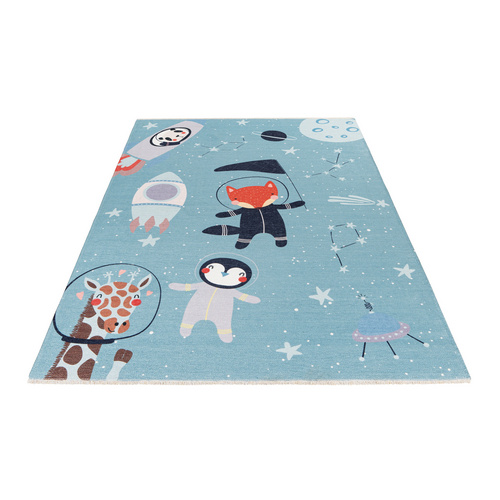 obsession Home Fashion Kinder-Teppich »My Greta «, BxL: 115 x 170 cm, rechteckig, Baumwolle/Polyester - blau Bild 4