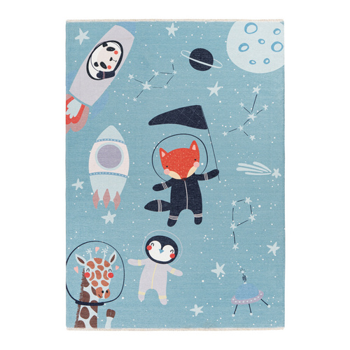 obsession Home Fashion Kinder-Teppich »My Greta «, BxL: 115 x 170 cm, rechteckig, Baumwolle/Polyester - blau Bild 5