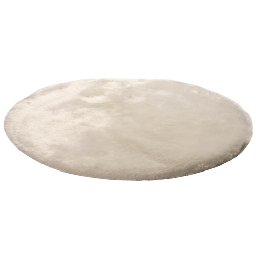 Hochflor-Teppich »My Samba«, BxL: 80 x 80 cm, ivory - weiss Bild 4