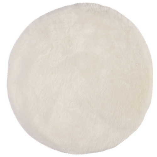 Hochflor-Teppich »My Samba«, BxL: 80 x 80 cm, ivory - weiss Bild 5