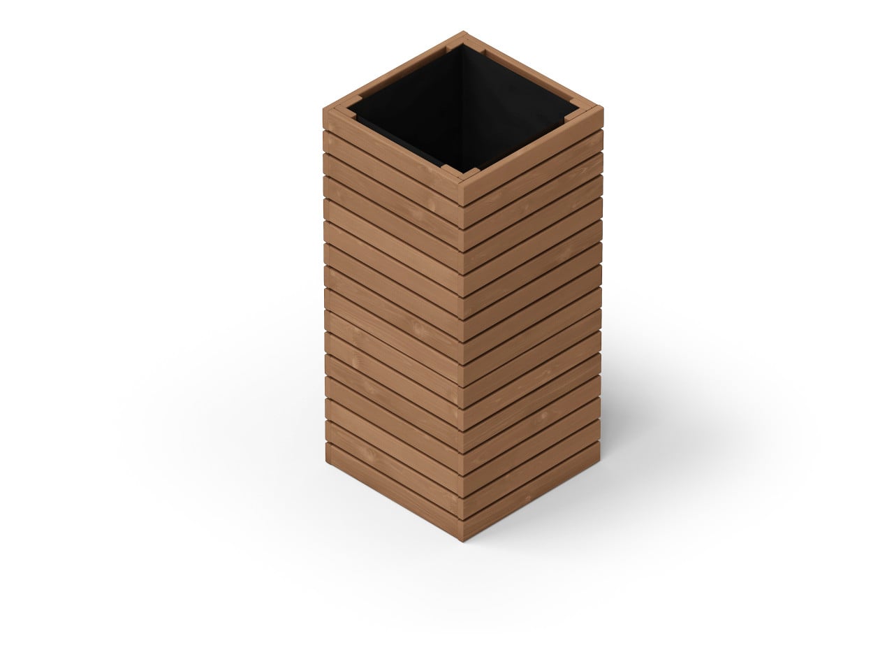 Upyard Hochbeet hoch ProPlanter Single Holz 36,5 x 36,5 cm natur Bild 2