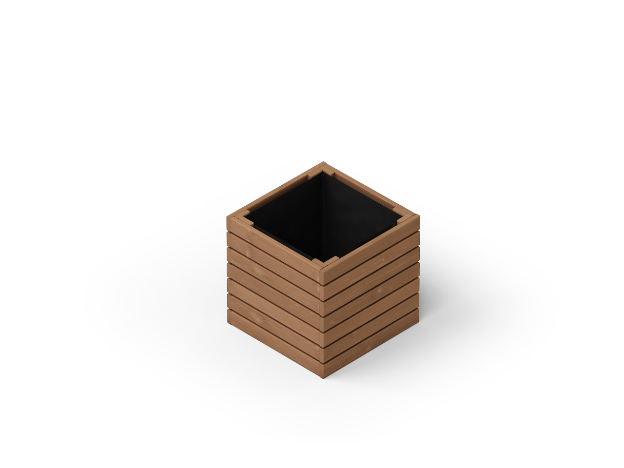 Upyard Hochbeet ProPlanter Single Holz 36,5 x 36,5 cm natur Bild 2