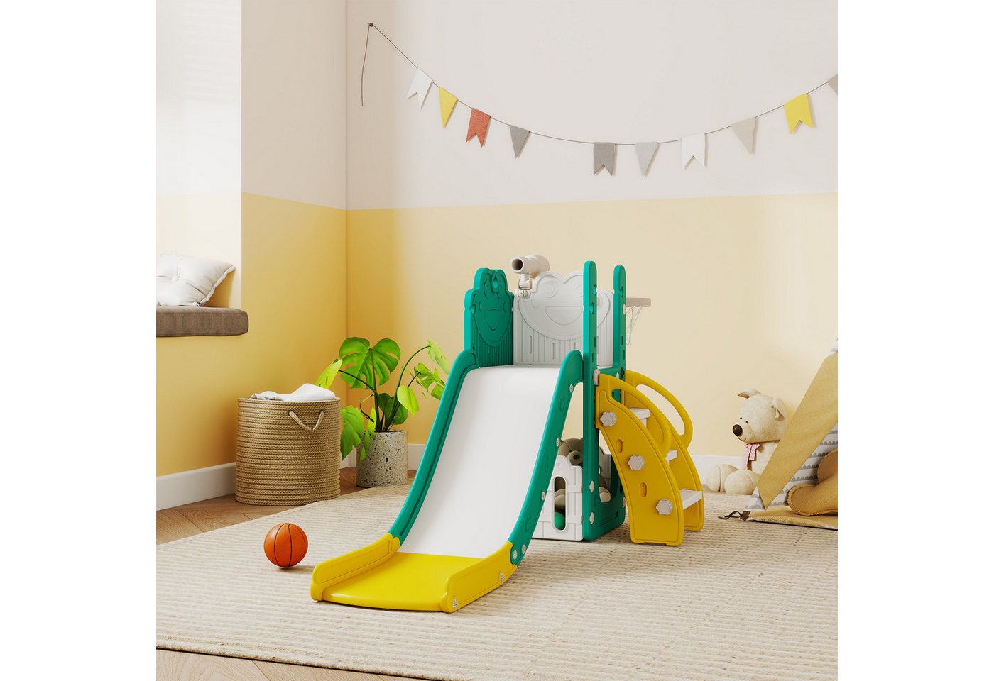 AIYAPLAY Kinderrutsche Kunststoff 178L x 70B x 86H cm