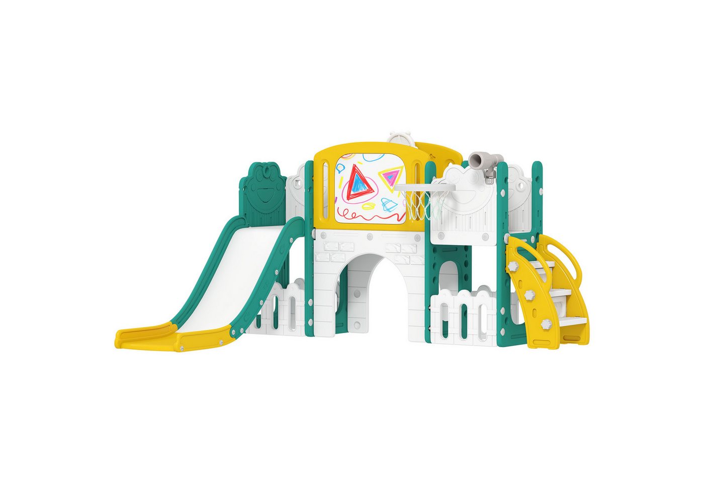 AIYAPLAY Kinderrutsche Kunststoff 176L x 150B x 94H cm Bild 5
