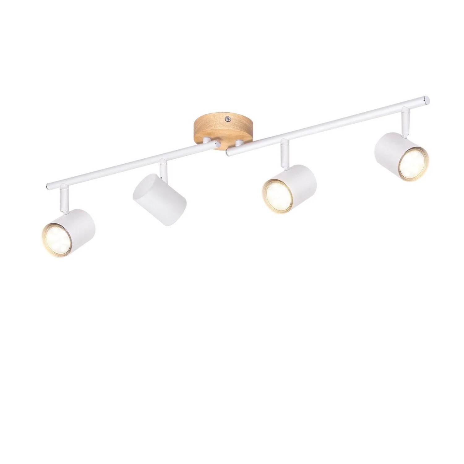 NETTLIFE Deckenstrahler aus Metall L71cm Weiß