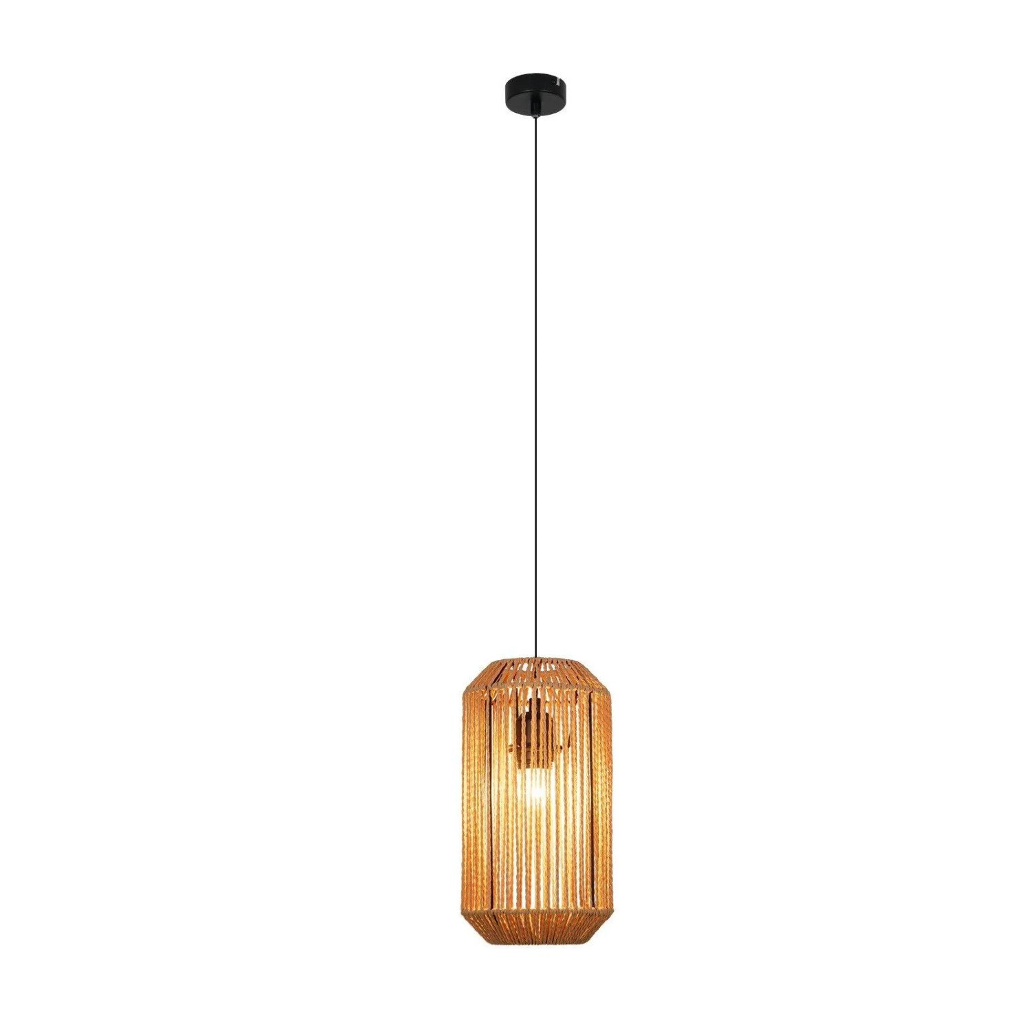 NETTLIFE Pendelleuchte aus Eisen L155cm Schwarz