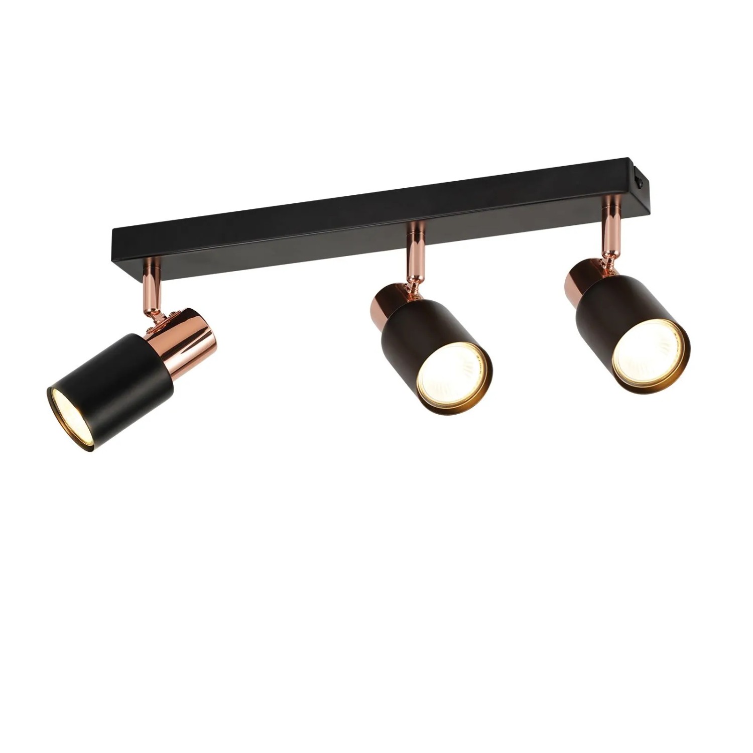 NETTLIFE Deckenstrahler aus Metall L38 Schwarz NETTLIFE Deckenstrahler aus Metall L38cm Schwarz