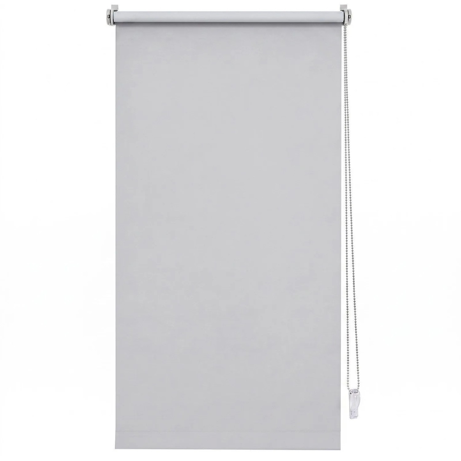 SALCAR Verdunkelungsrollo Seitenzugrollo Klemmfix ohne Bohren für Fenster oder Türen Verdunkelnder Sonnenschutz mit Klemmträgern in Hellgrau 120x160cm