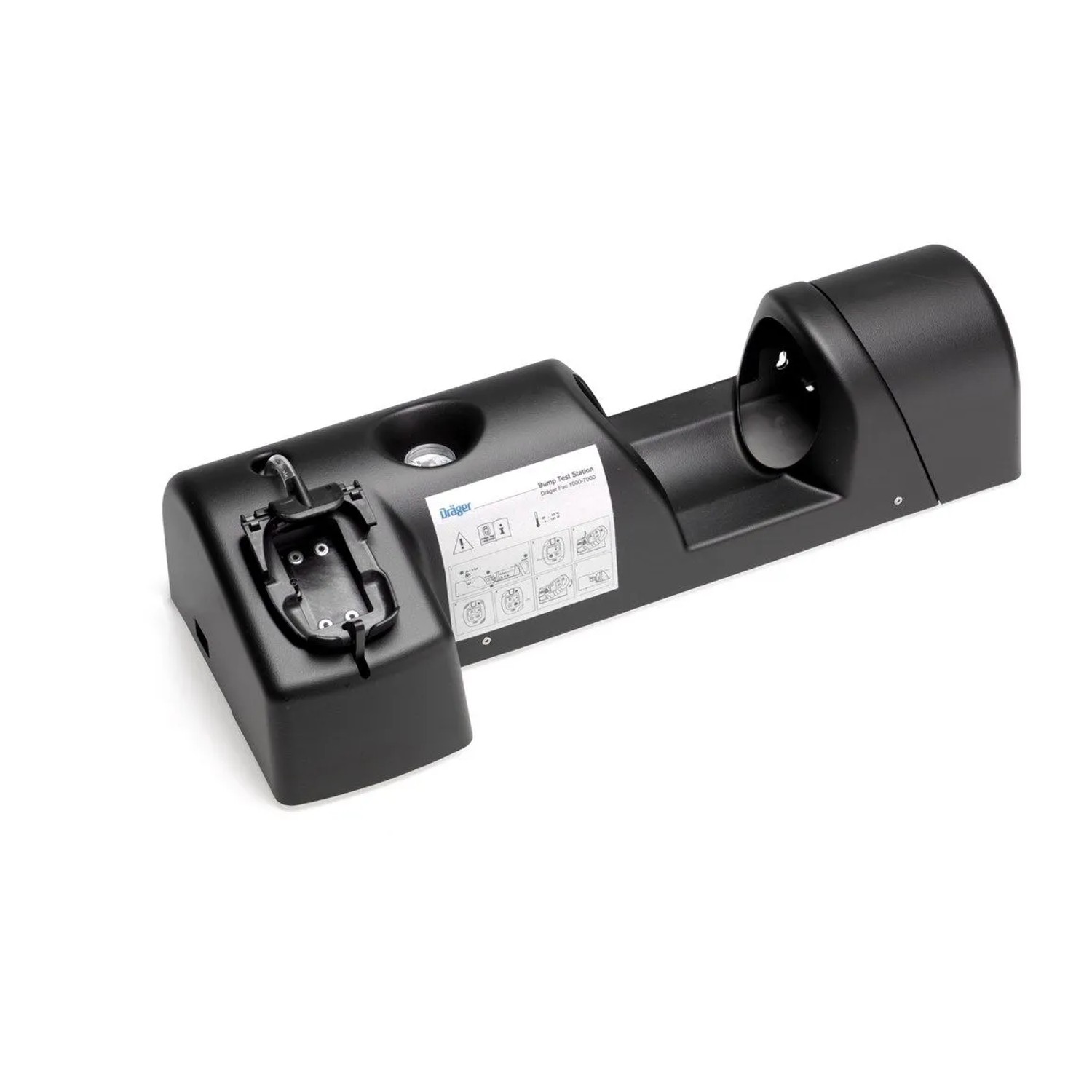 Dräger Bump Test Station Inkl. Prüfgas für das Pac 6500 Co Bos Schwarz
