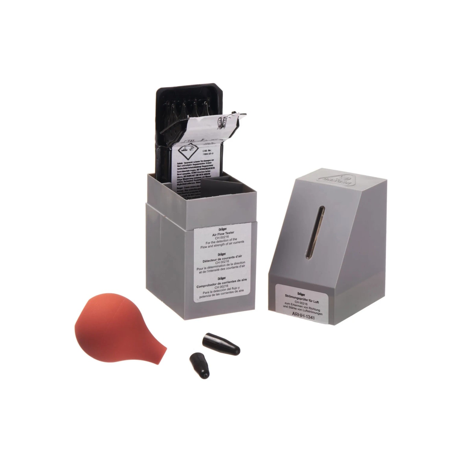 Dräger Strömungsprüfröhrchen Set Silber