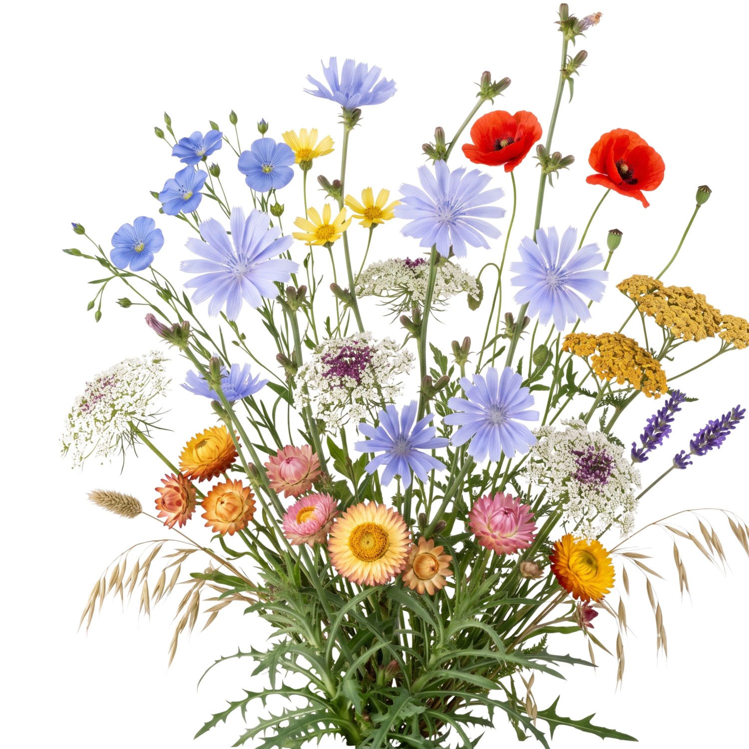 LaCaTho Trockenblumen Mischung Samen 18000 Samen Schnittblumen