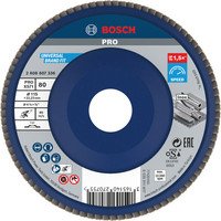 Bosch Fächerschleifscheibe X571, Best for Metal, gerade, 115 x 22,23 mm, 80, Kunst. Bild 2