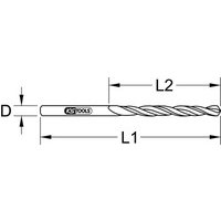 KS Tools BERYLLIUMplus Spiralbohrer Ø 14 mm Bild 2