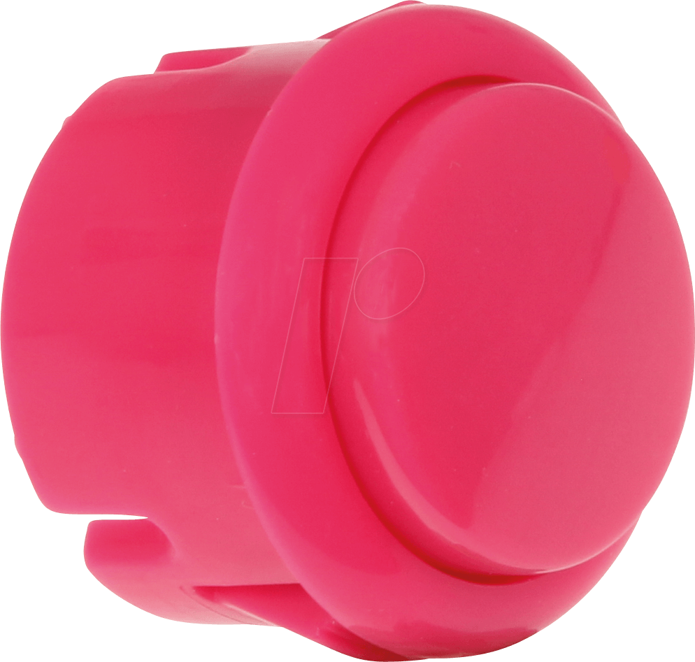 ARC BUTTON MC MG - Micro Arcade Button mit Mikrostaster, Ø=27,1 mm, magenta